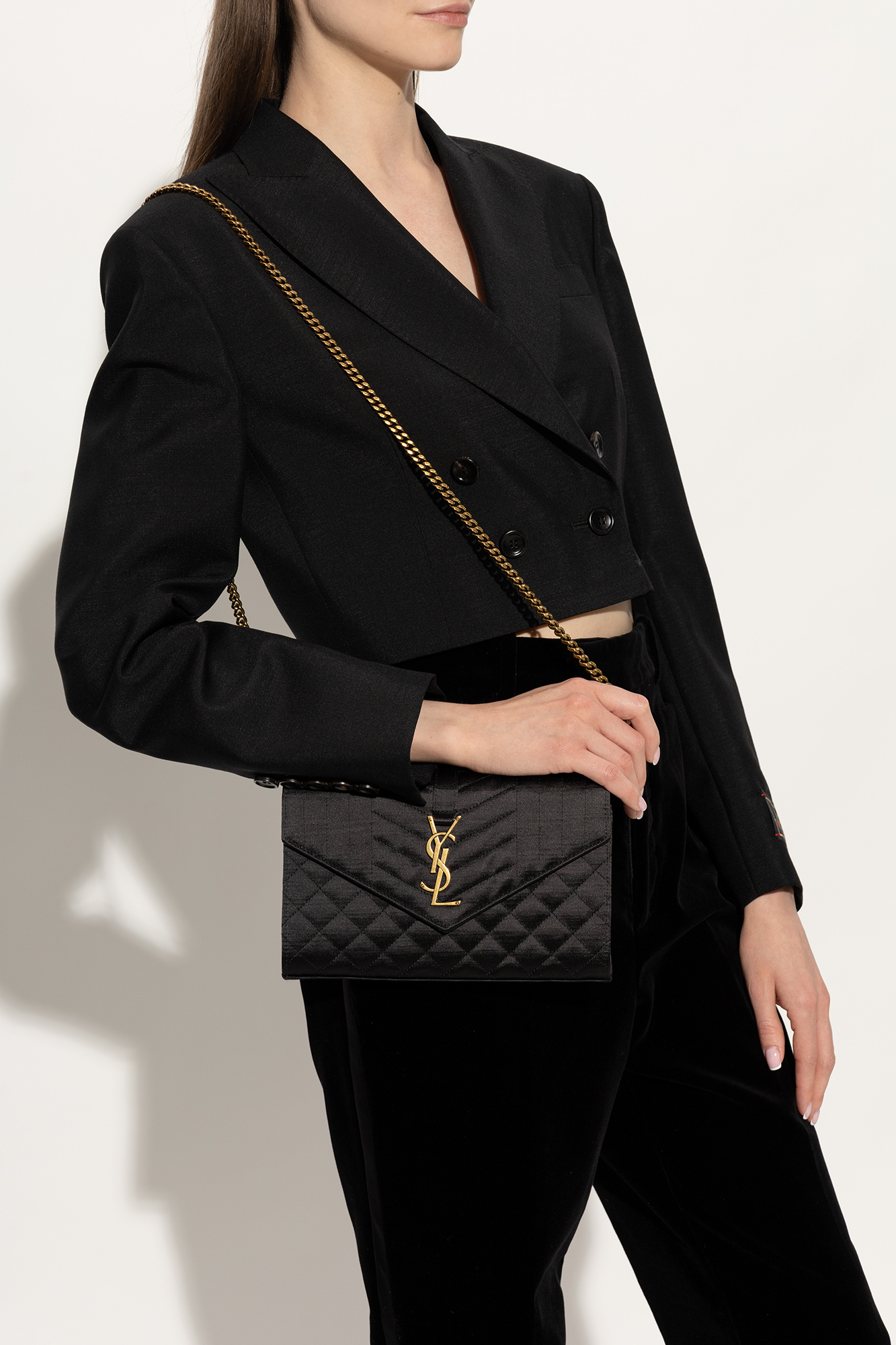 Black Wallet with chain Saint Laurent - saint laurent